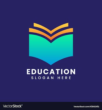 modern teach learn educational logo design