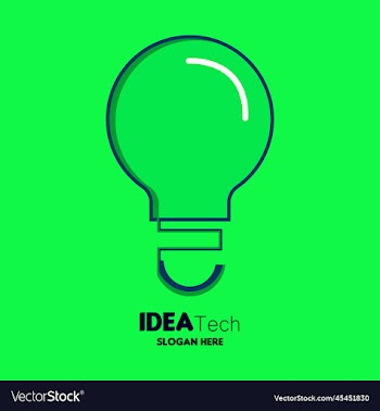 modern tech bulb logo designs concept pixel
