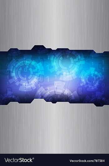 Modern technology background vector image