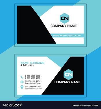 modern template business card