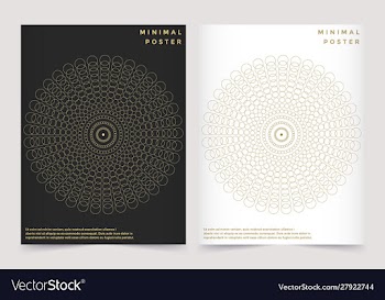 Modern template for brochure leaflet flyer vector image