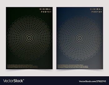 Modern template for brochure leaflet flyer vector image