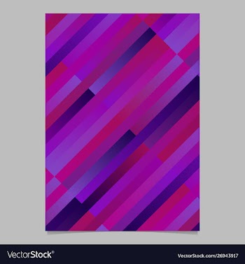 Modern trendy gradient stripe template - abstract vector image