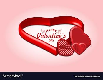 modern valentines day banner