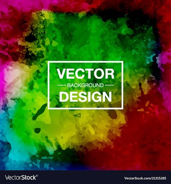 Modern watercolor background vector image