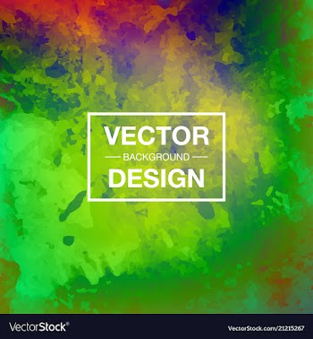 Modern watercolor background vector image