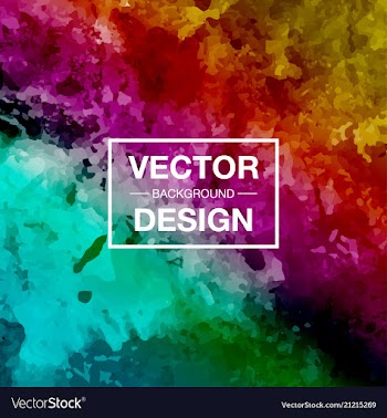 Modern watercolor background vector image