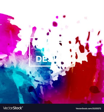 Modern watercolor background vector image