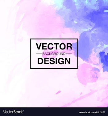 Modern watercolor background vector image