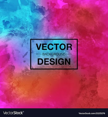 Modern watercolor background vector image