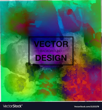 Modern watercolor background vector image