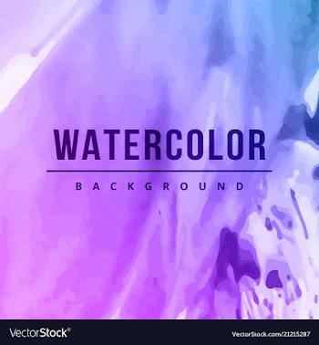 Modern watercolor background vector image