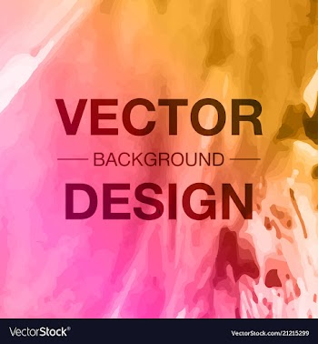 Modern watercolor background vector image