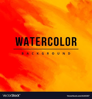 Modern watercolor background vector image
