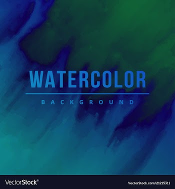 Modern watercolor background vector image