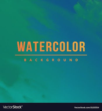 Modern watercolor background vector image