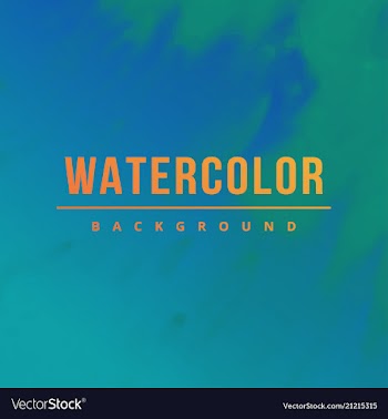Modern watercolor background vector image