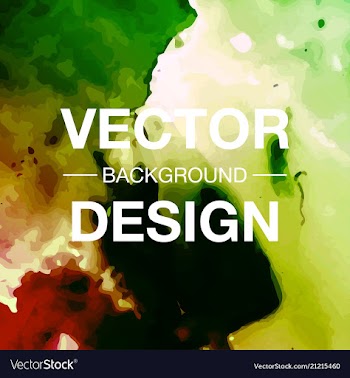 Modern watercolor background vector image