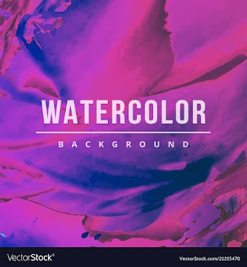 Modern watercolor background vector image