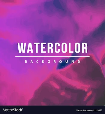 Modern watercolor background vector image