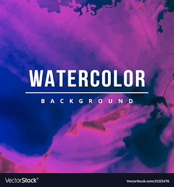 Modern watercolor background vector image