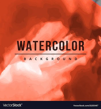 Modern watercolor background vector image