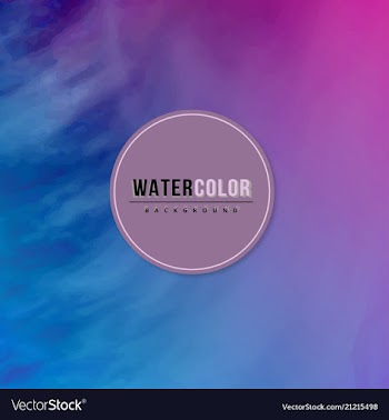 Modern watercolor background vector image