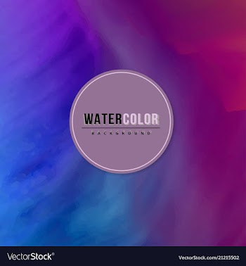 Modern watercolor background vector image