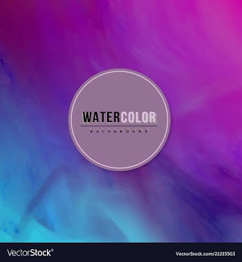 Modern watercolor background vector image