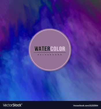 Modern watercolor background vector image