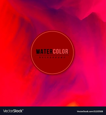 Modern watercolor background vector image