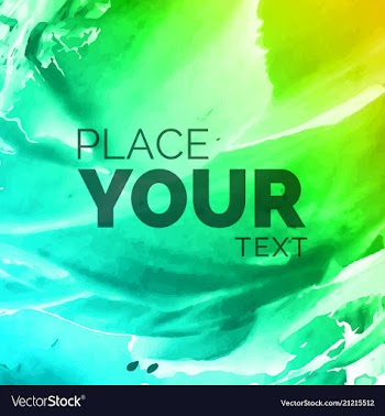 Modern watercolor background vector image