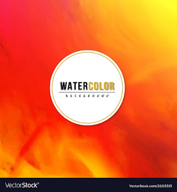 Modern watercolor background vector image