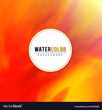 Modern watercolor background vector image