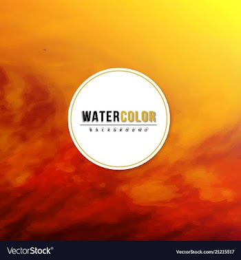 Modern watercolor background vector image
