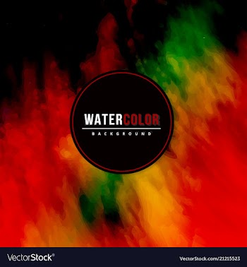 Modern watercolor background vector image