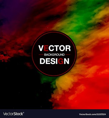 Modern watercolor background vector image