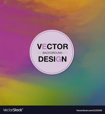 Modern watercolor background vector image