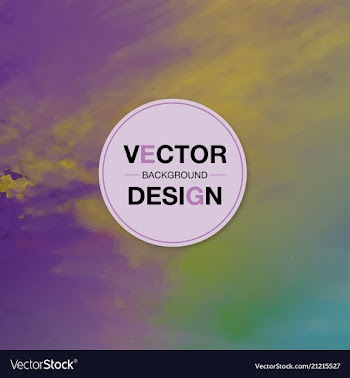 Modern watercolor background vector image