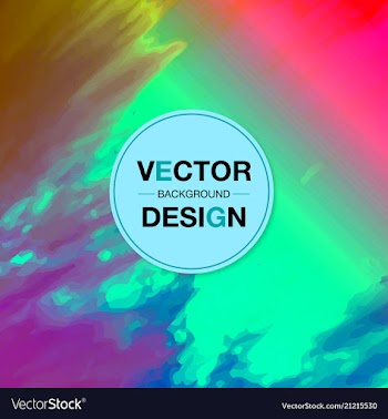 Modern watercolor background vector image