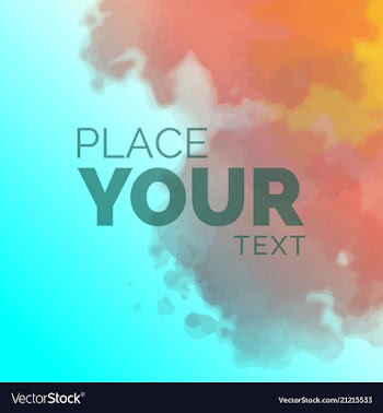 Modern watercolor background vector image