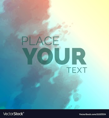 Modern watercolor background vector image