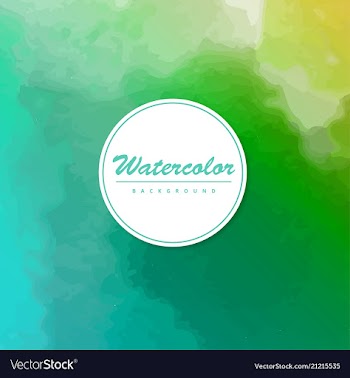 Modern watercolor background vector image