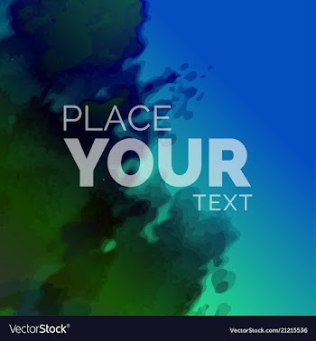 Modern watercolor background vector image