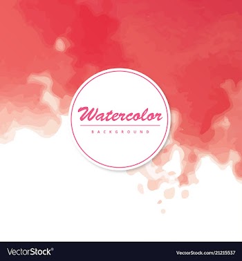Modern watercolor background vector image