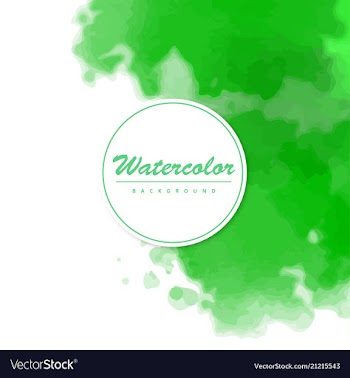Modern watercolor background vector image