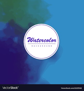 Modern watercolor background vector image