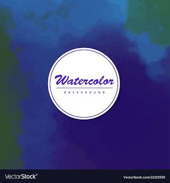 Modern watercolor background vector image