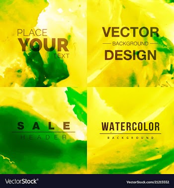 Modern watercolor background vector image