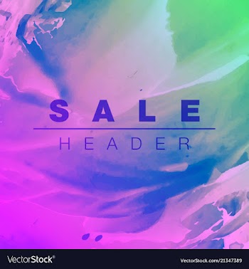 Modern watercolor background vector image